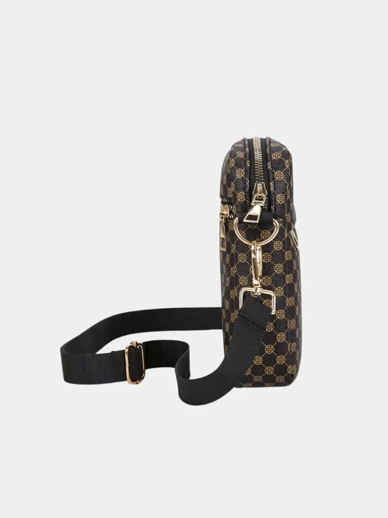 Joaquim | Mini mala com padrão vintage