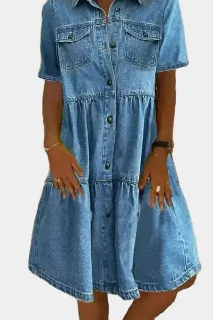 Odete | Vestido em ganga