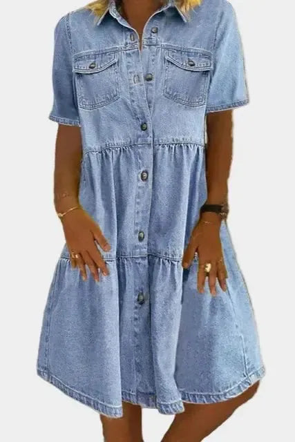 Odete | Vestido em ganga