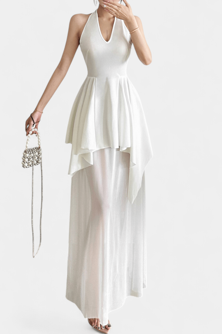 Ângela | Vestido comprido elegante