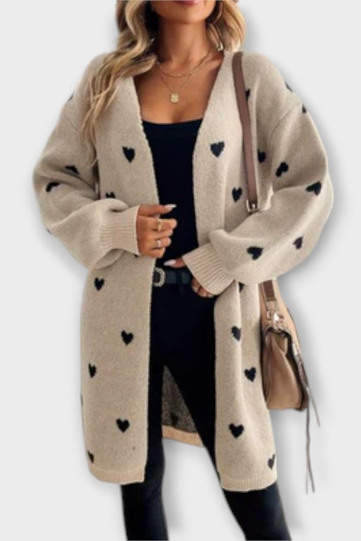 Cristina | Cardigan a coração