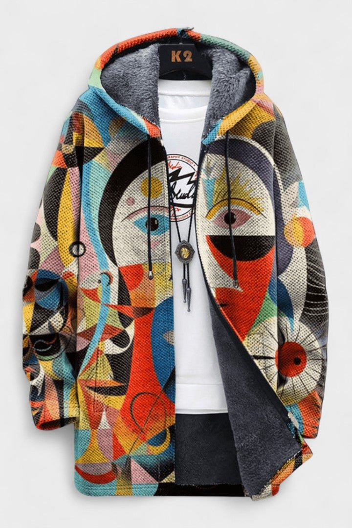 Raquel | Cardigan de luxo artístico