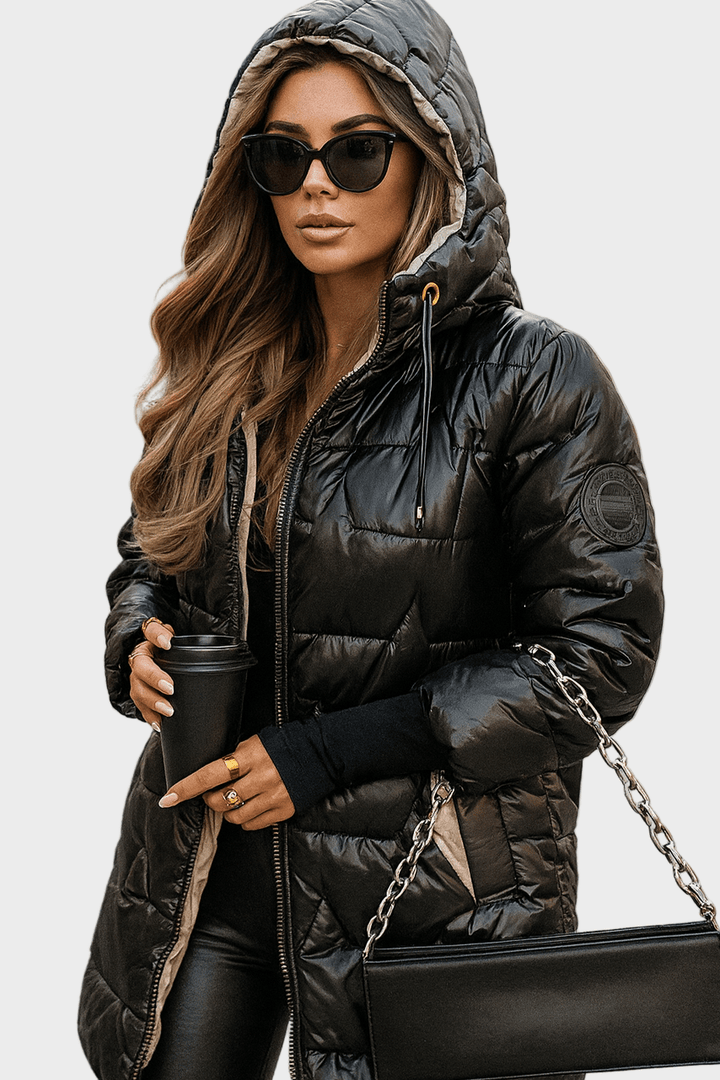 Clara | Elegante casaco autunnale com capuz