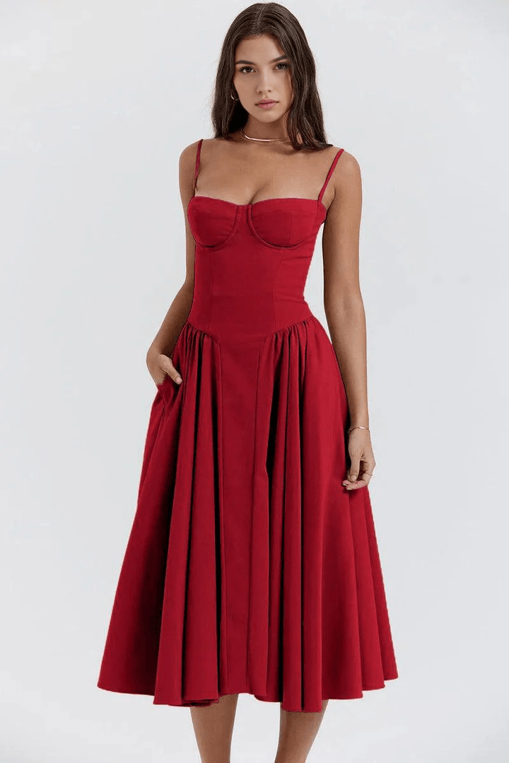 Sara | Vestido midi