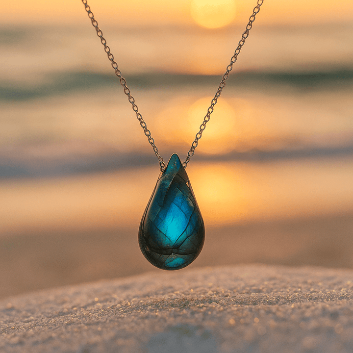 Ana | Colar em labradorite