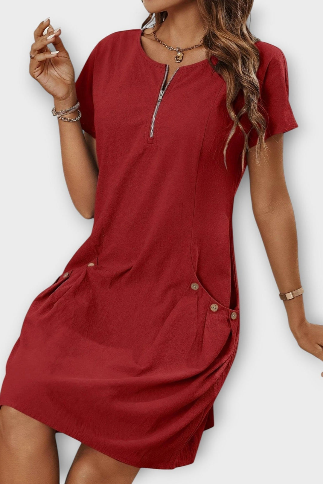 Sara | Vestido mini com fecho