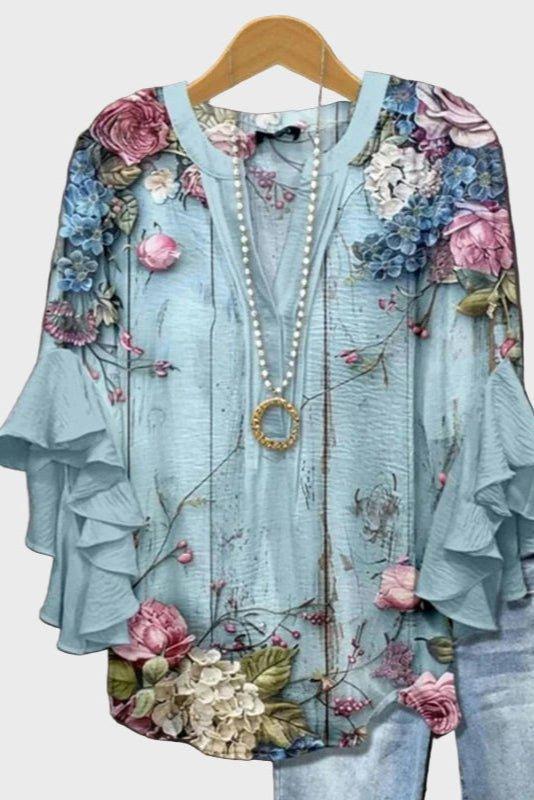 Filipa | Blusa azzurro chiaro