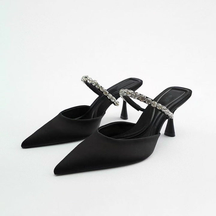 Odete | Salto alti com strass