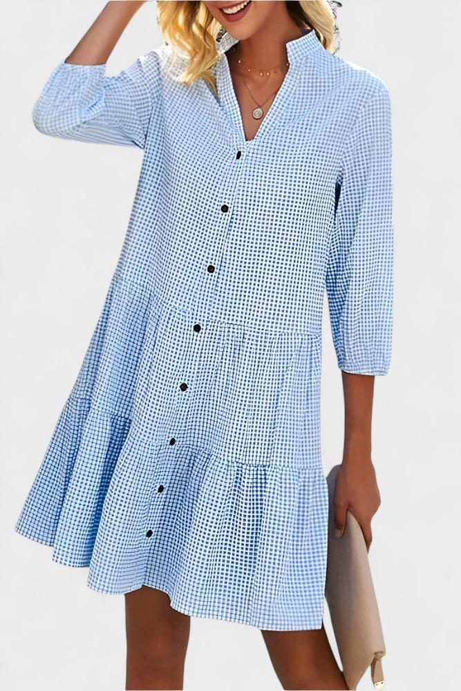 Filipa | Vestido de verão às riscas