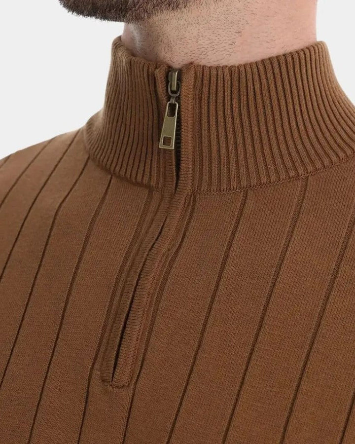 Marco | Camisola em algodão com meio fecho