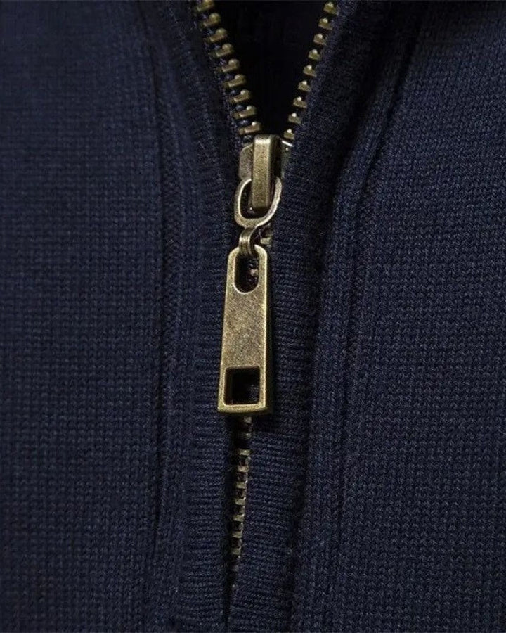 Marco | Camisola em algodão com meio fecho