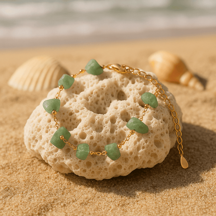Dulce | Pulseira em pietra verde