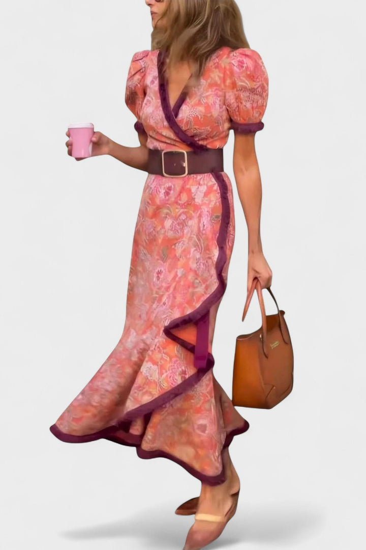Vera | Vestido romântico a balze