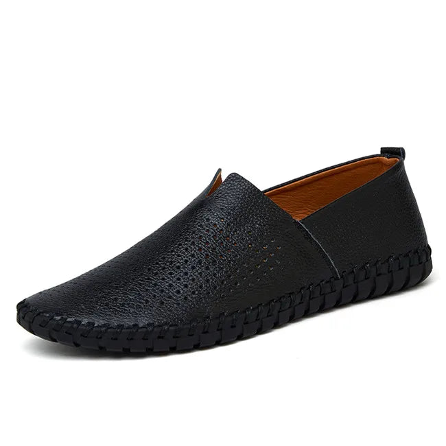 Sónia | Mykonos mocassins em pele