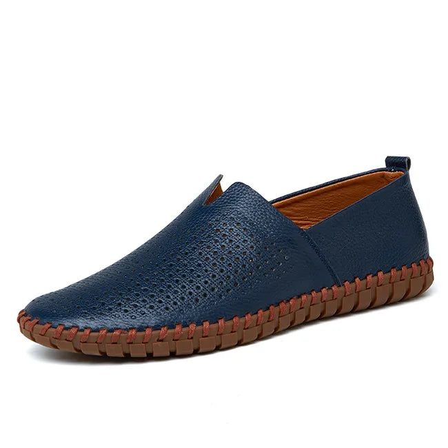 Sónia | Mykonos mocassins em pele