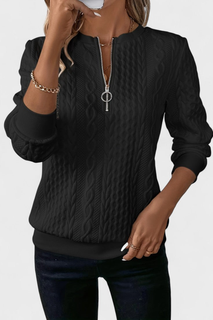 Sara | Sweatshirt com fecho para mulheres