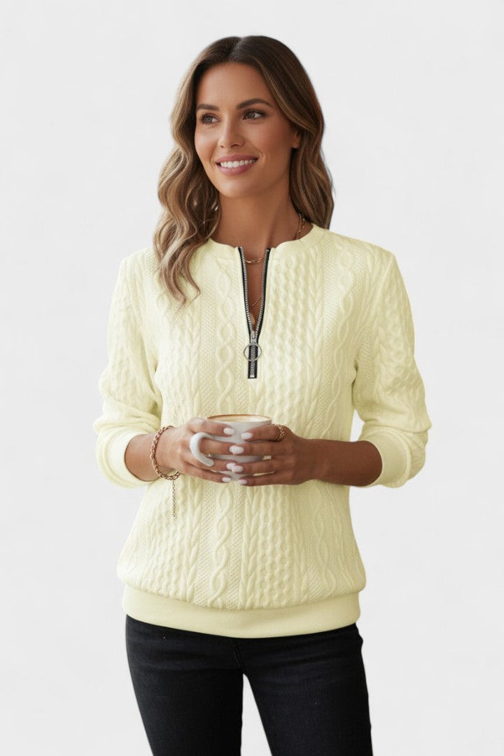 Sara | Sweatshirt com fecho para mulheres