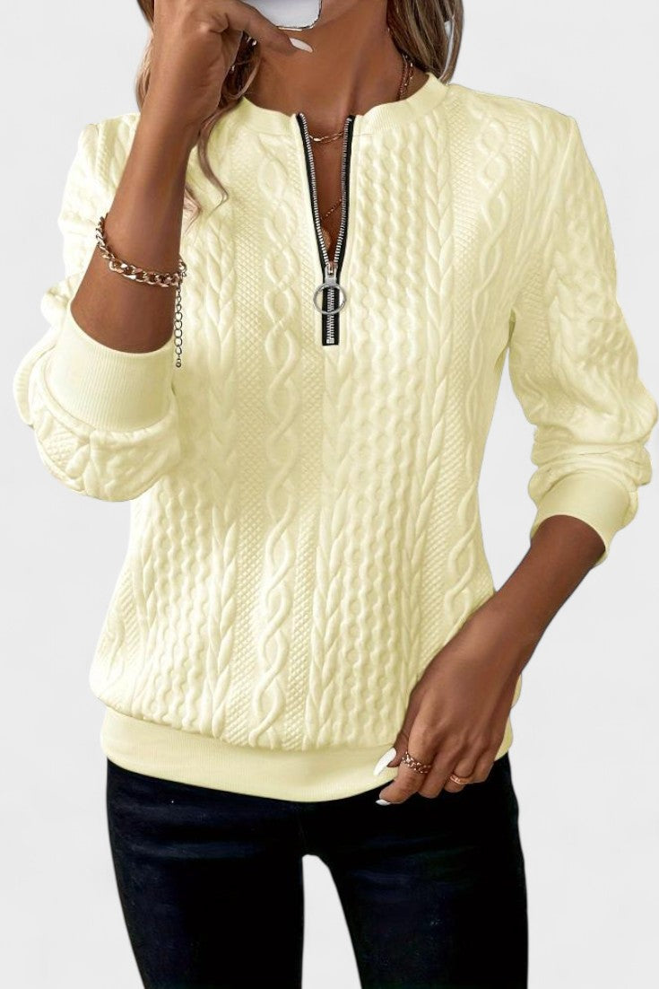 Sara | Sweatshirt com fecho para mulheres