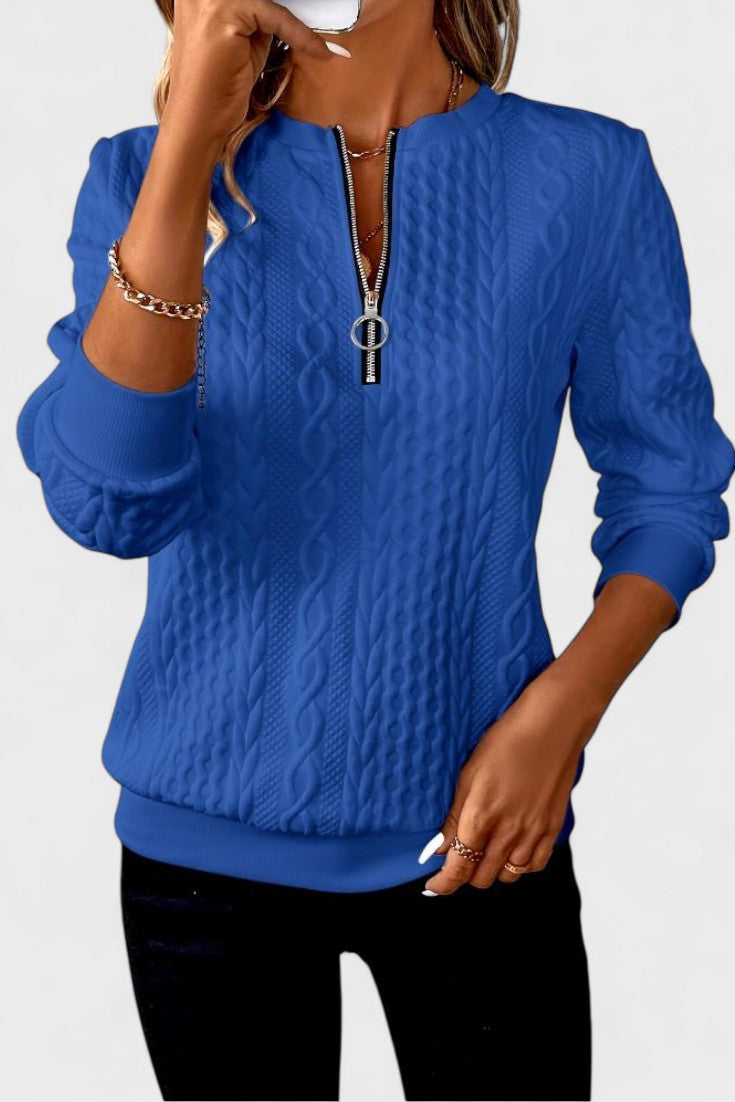 Sara | Sweatshirt com fecho para mulheres