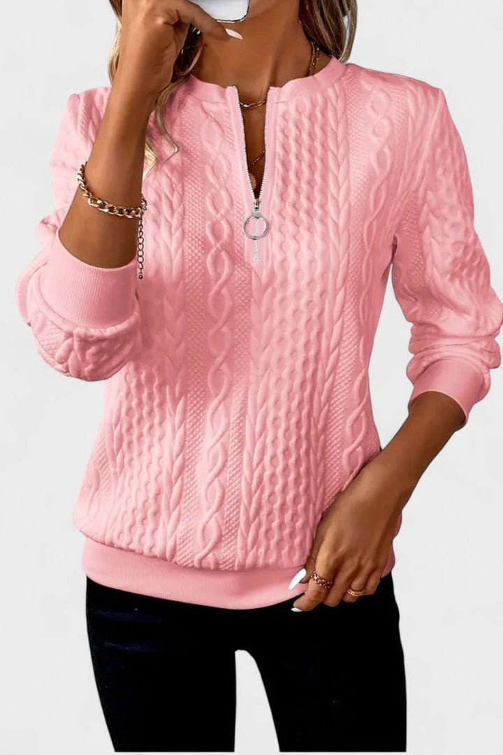 Sara | Sweatshirt com fecho para mulheres