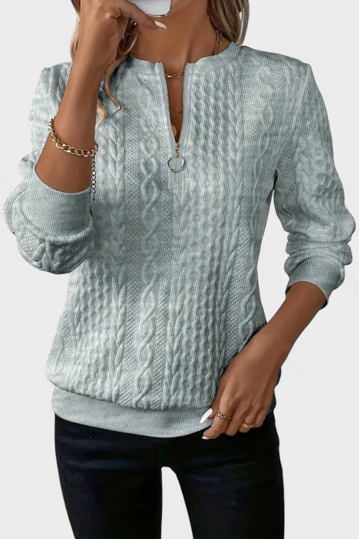 Sara | Sweatshirt com fecho para mulheres