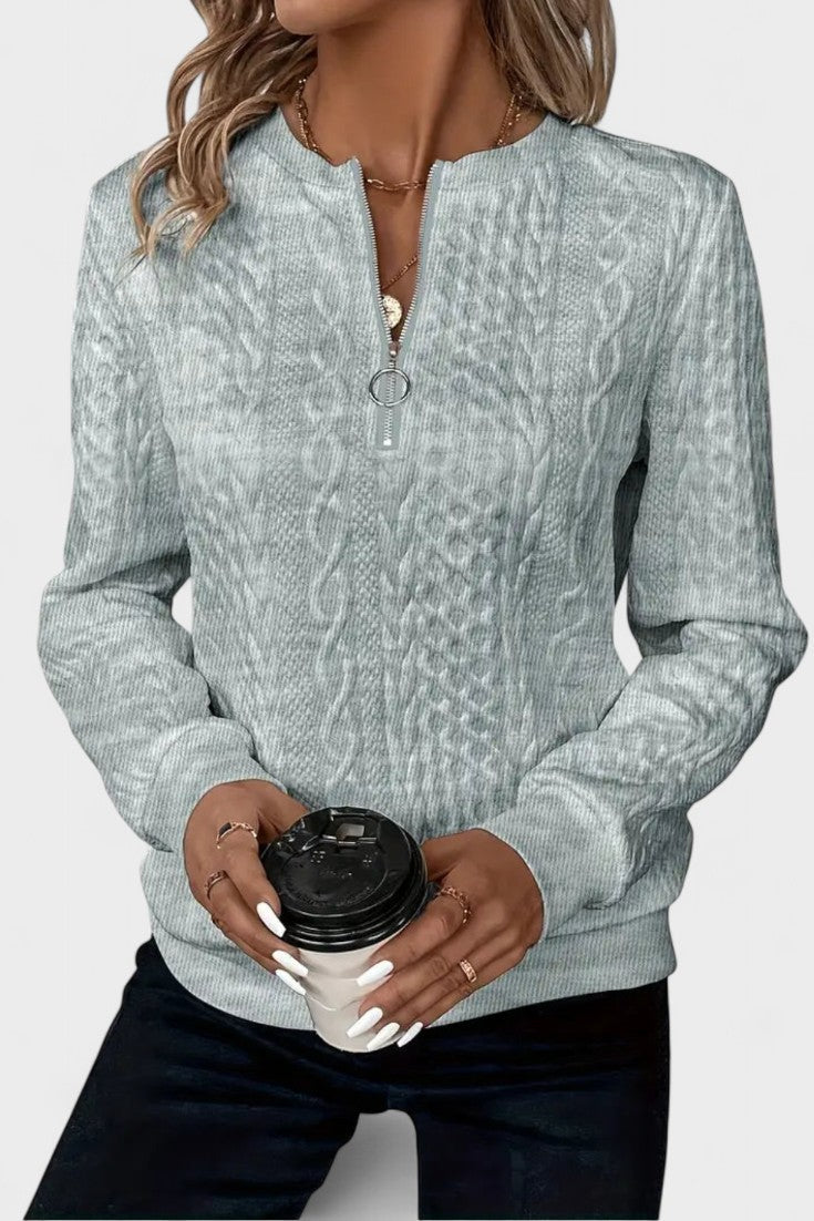 Sara | Sweatshirt com fecho para mulheres