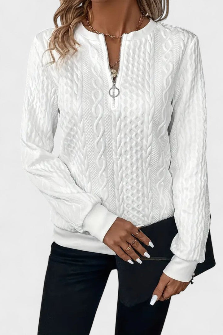 Sara | Sweatshirt com fecho para mulheres