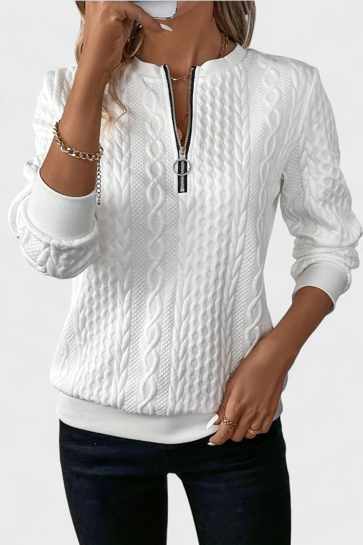 Sara | Sweatshirt com fecho para mulheres