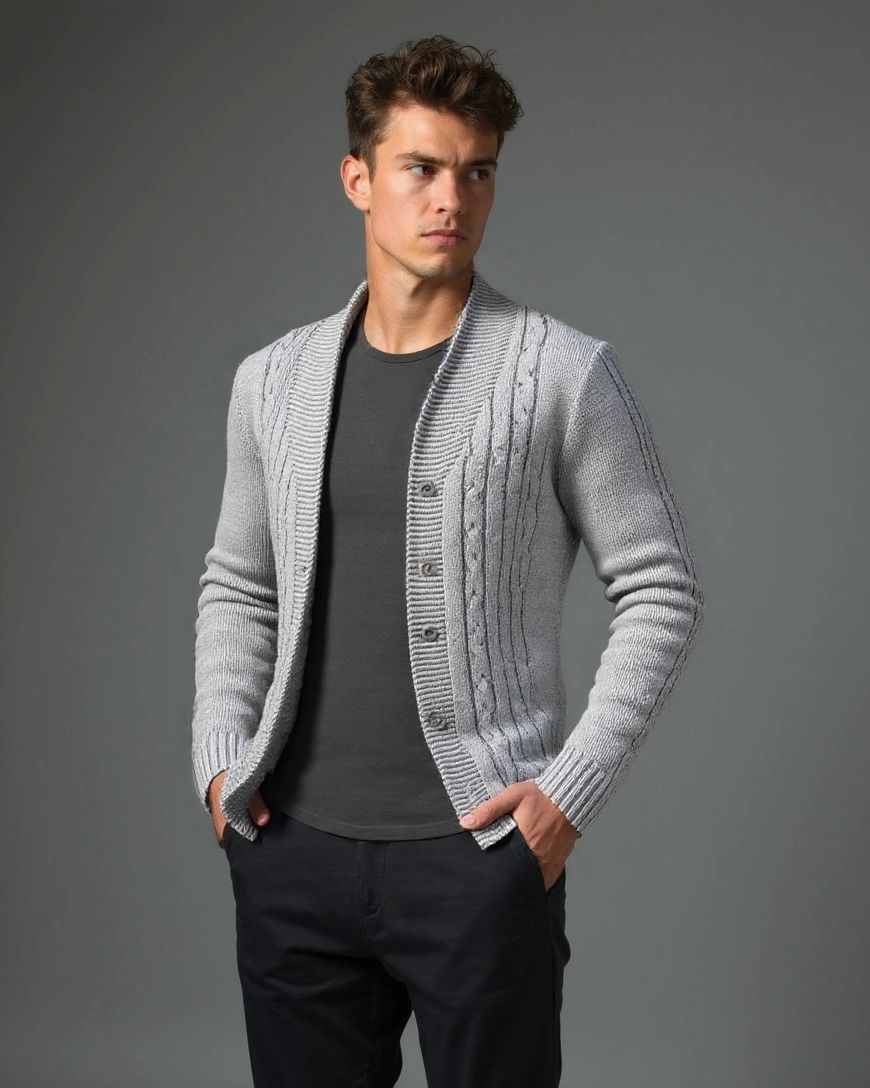 Filipe | Cardigan elegante para uomini