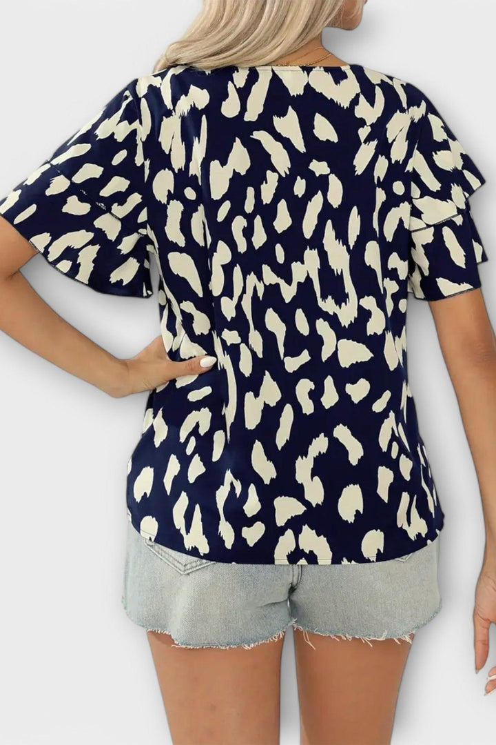 Joana | Top animal print leopardo