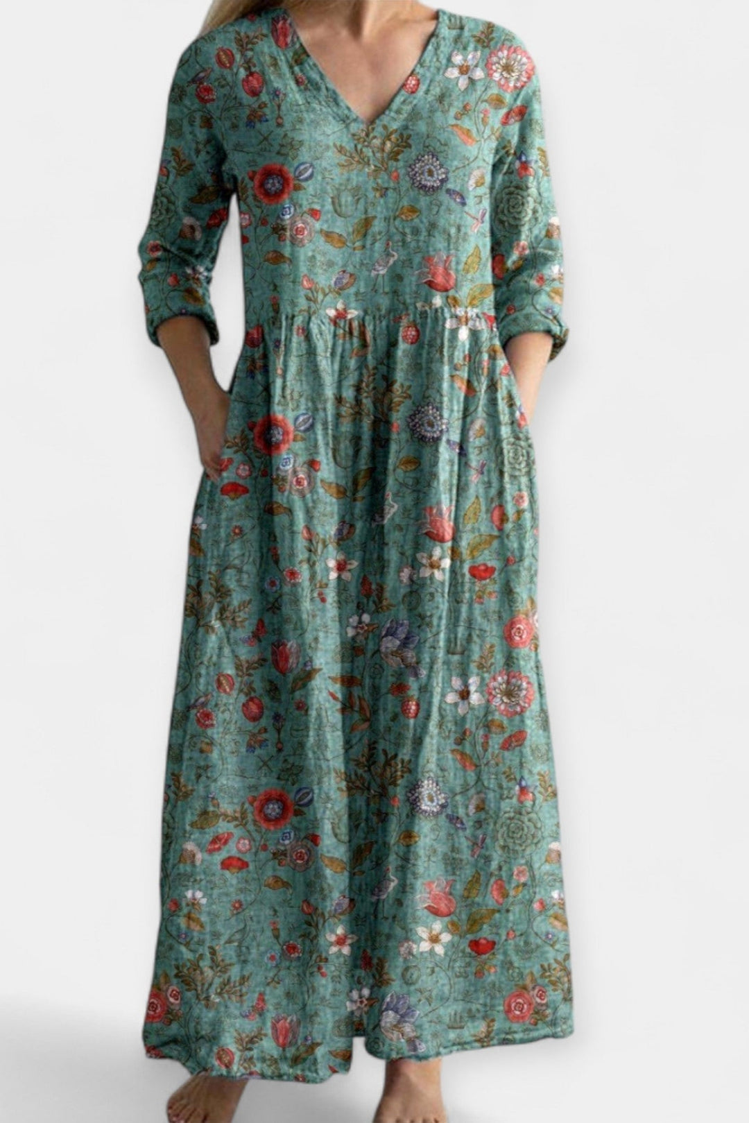 Cristina | Vestido de verão floral leve