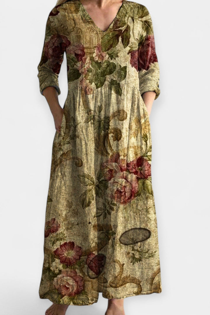 Cristina | Vestido de verão floral leve