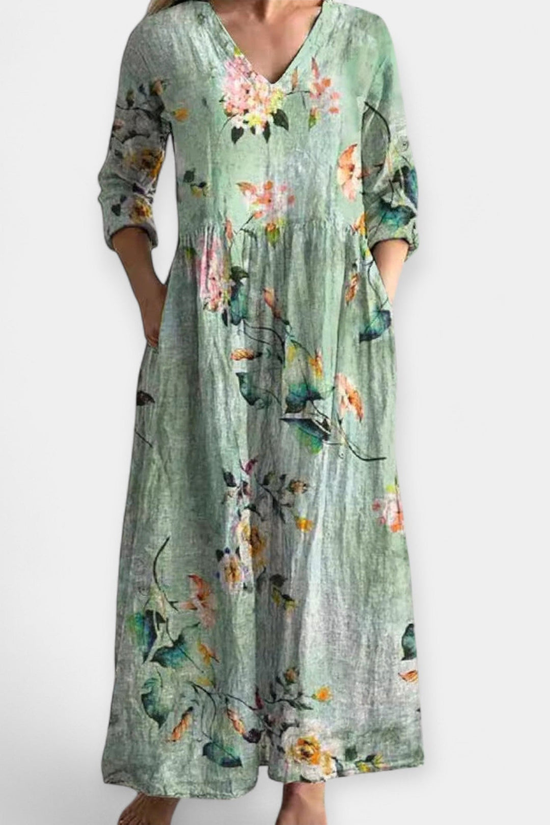 Cristina | Vestido de verão floral leve