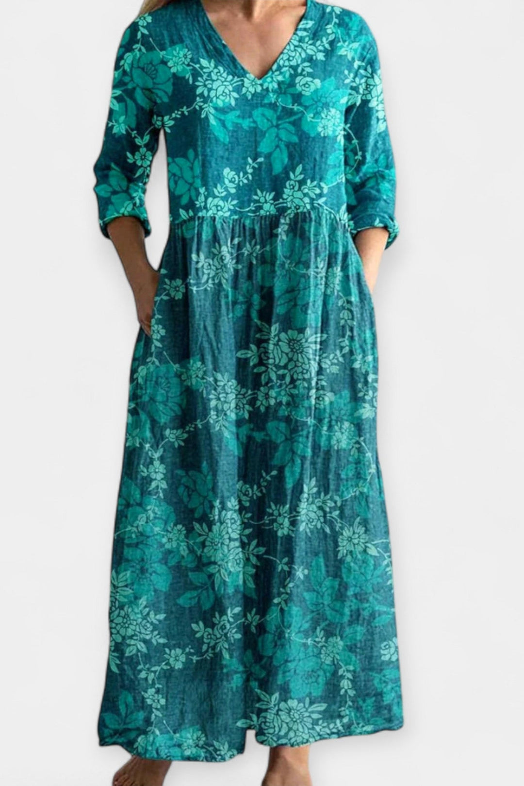 Cristina | Vestido de verão floral leve
