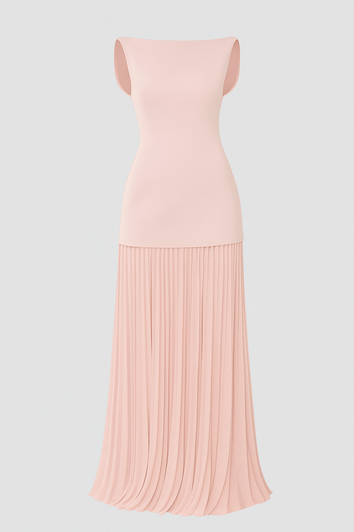 Andreia | Vestido plissado