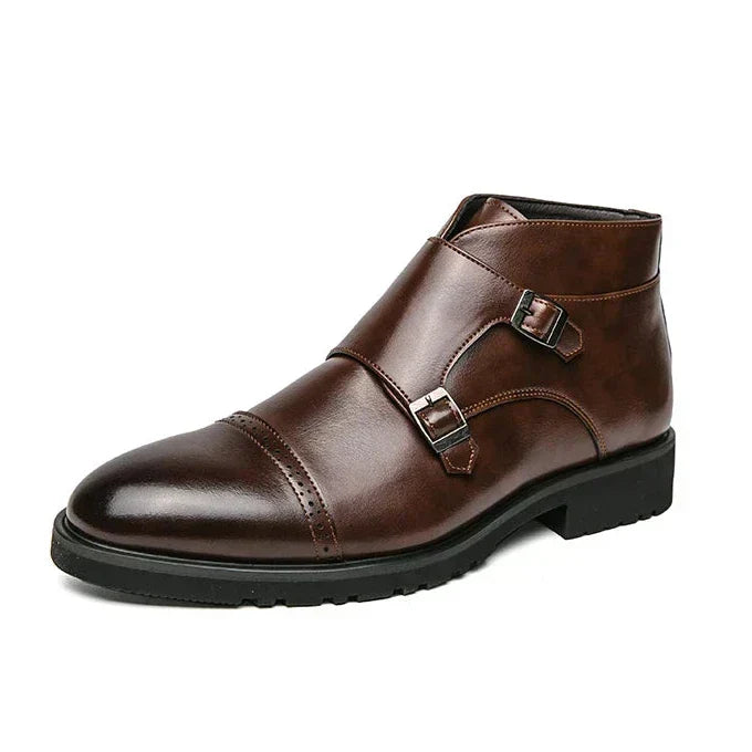 José | Botas doppio monk-strap em pele sintética