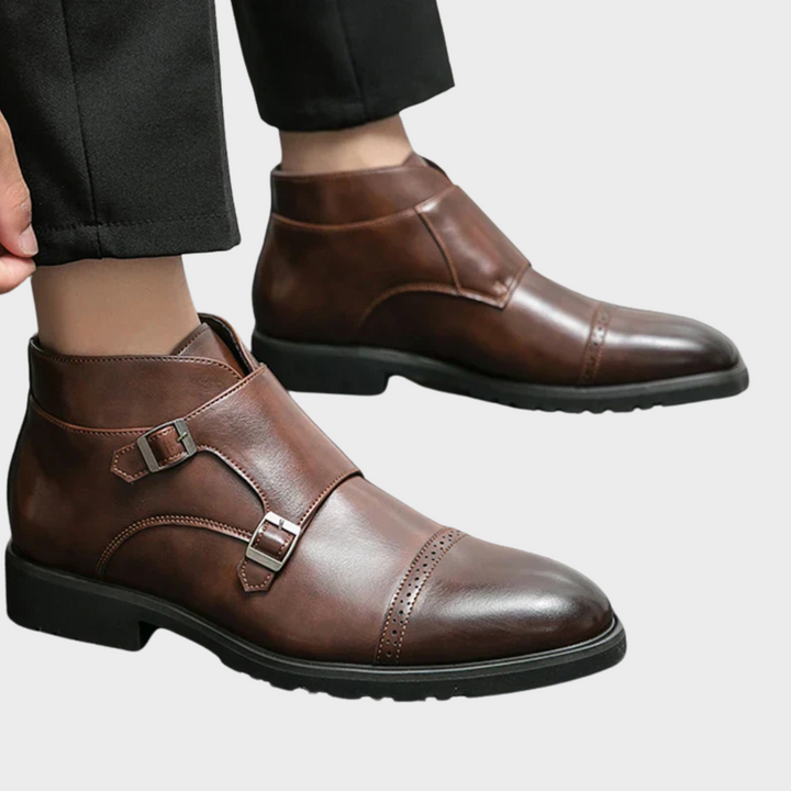 José | Botas doppio monk-strap em pele sintética