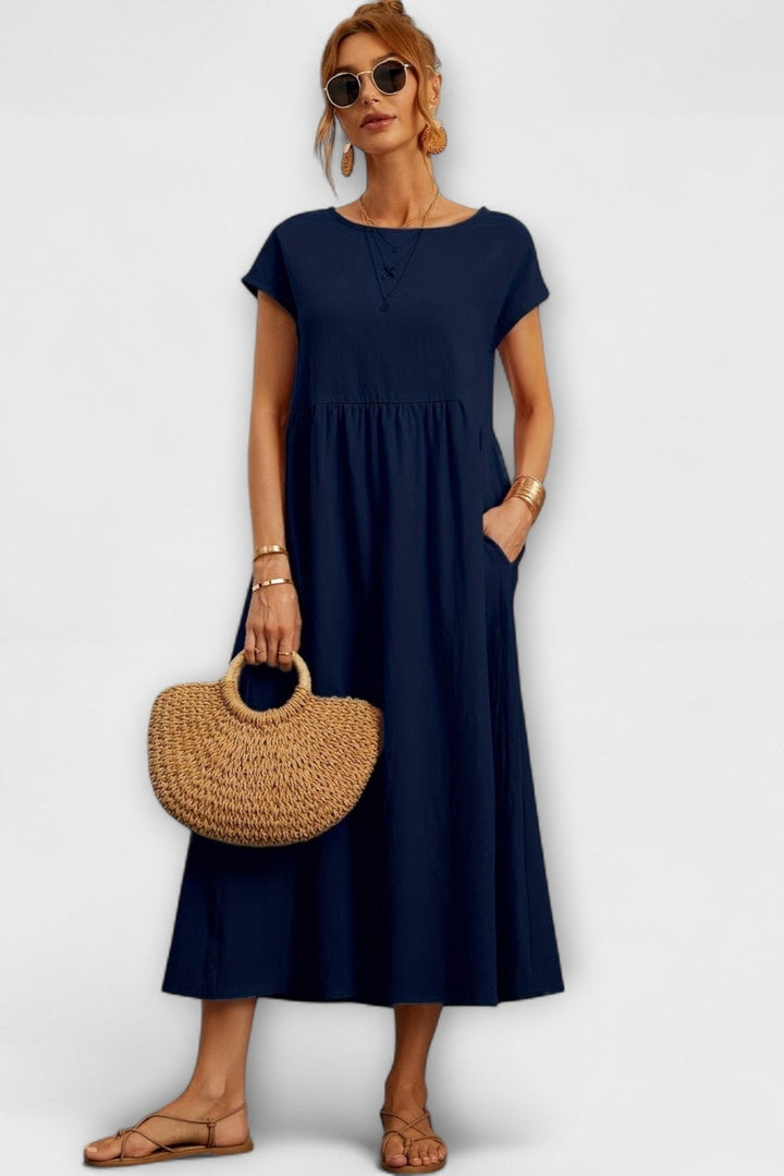 Andreia | Vestido com bolsos laterais