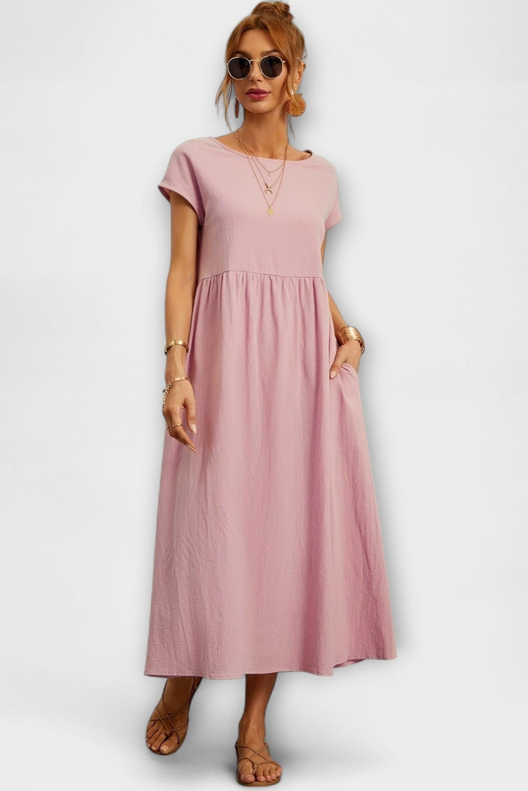 Andreia | Vestido com bolsos laterais