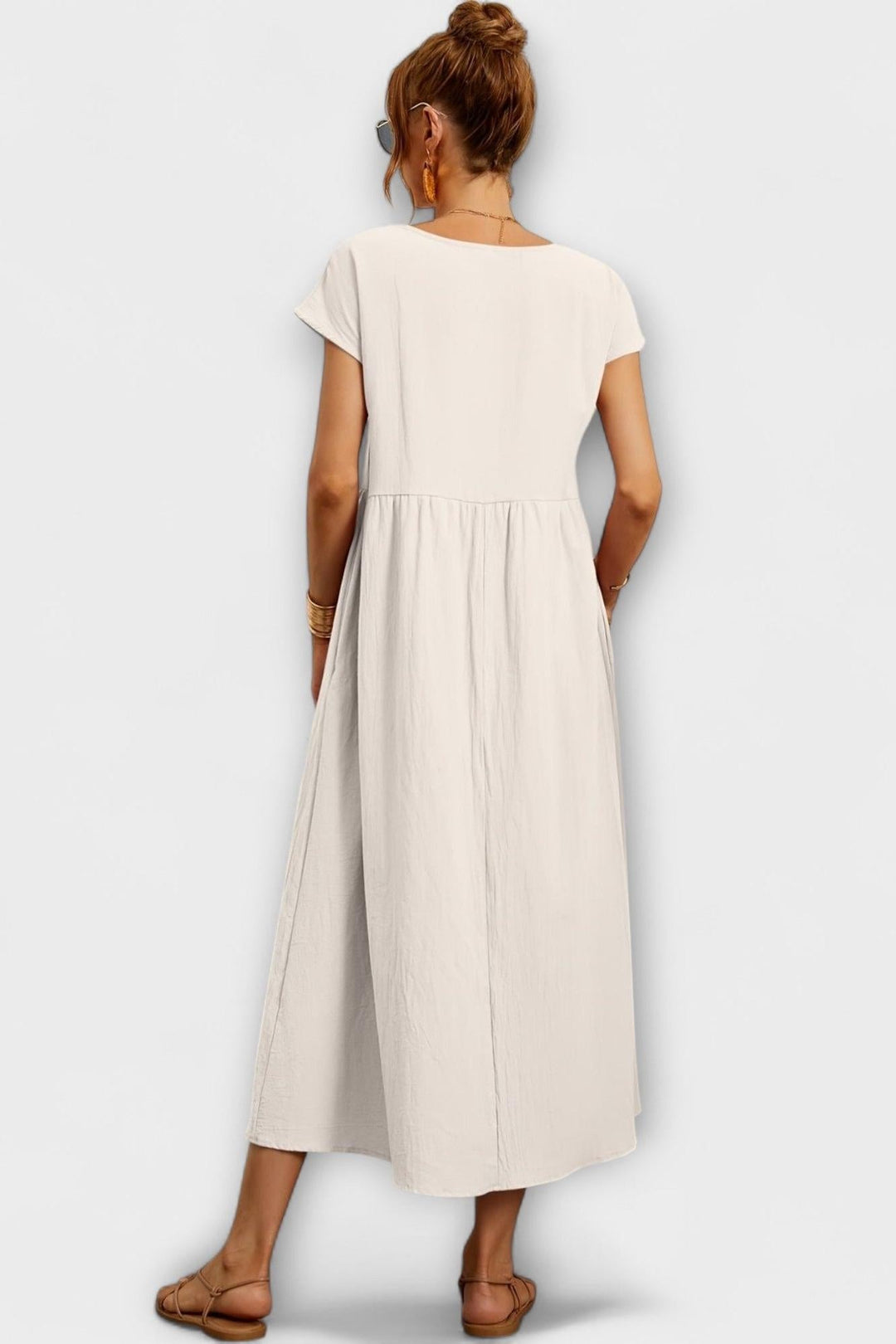 Andreia | Vestido com bolsos laterais