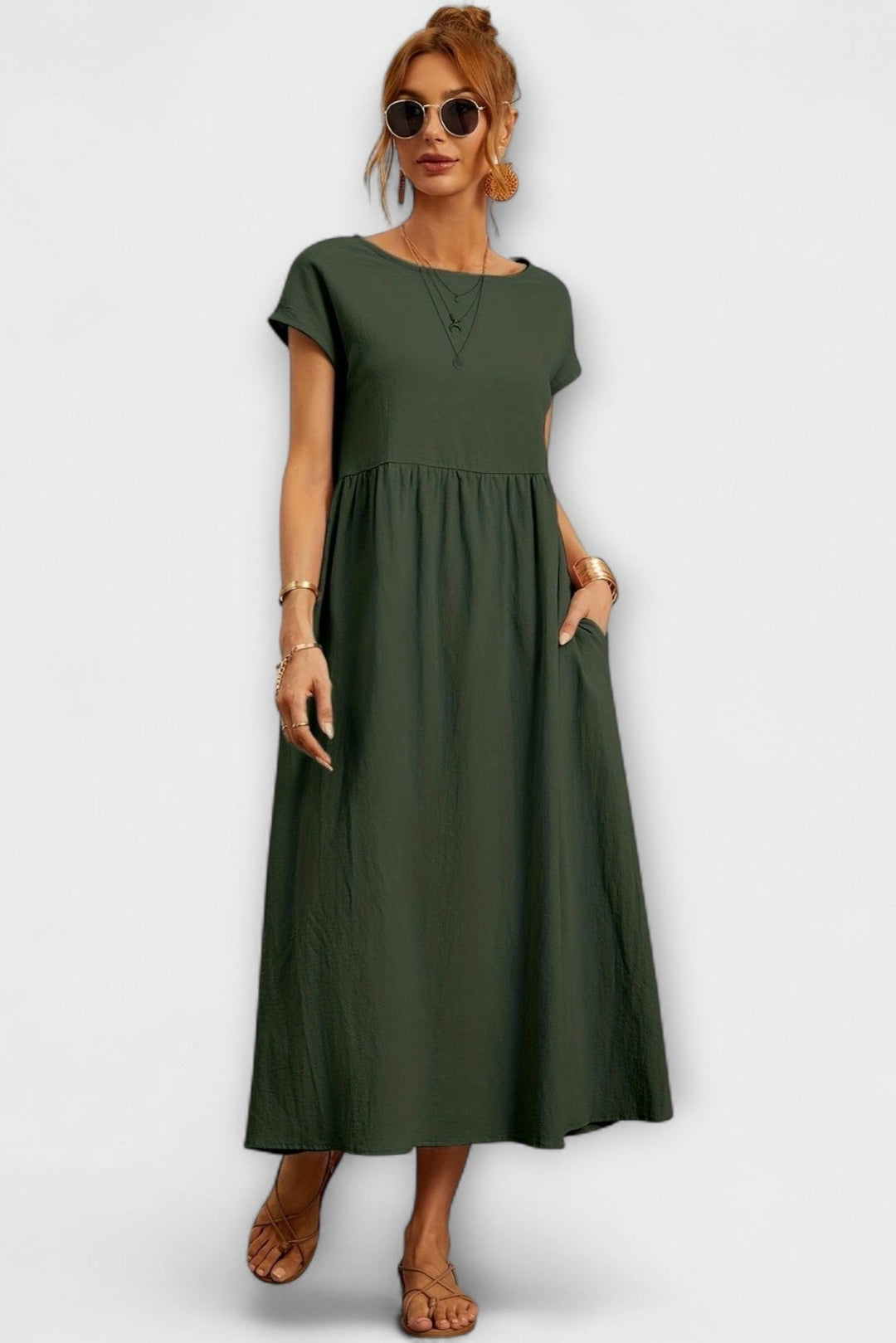 Andreia | Vestido com bolsos laterais
