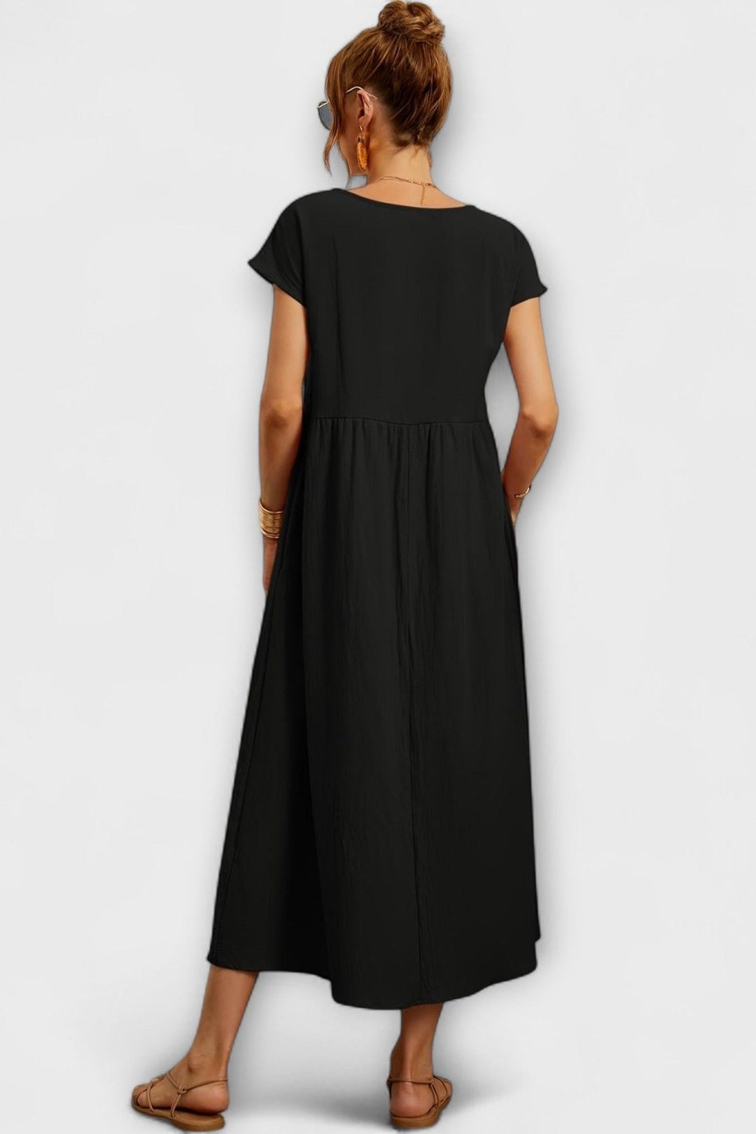 Andreia | Vestido com bolsos laterais