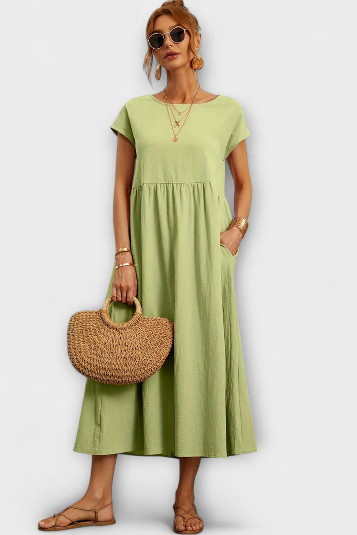 Andreia | Vestido com bolsos laterais