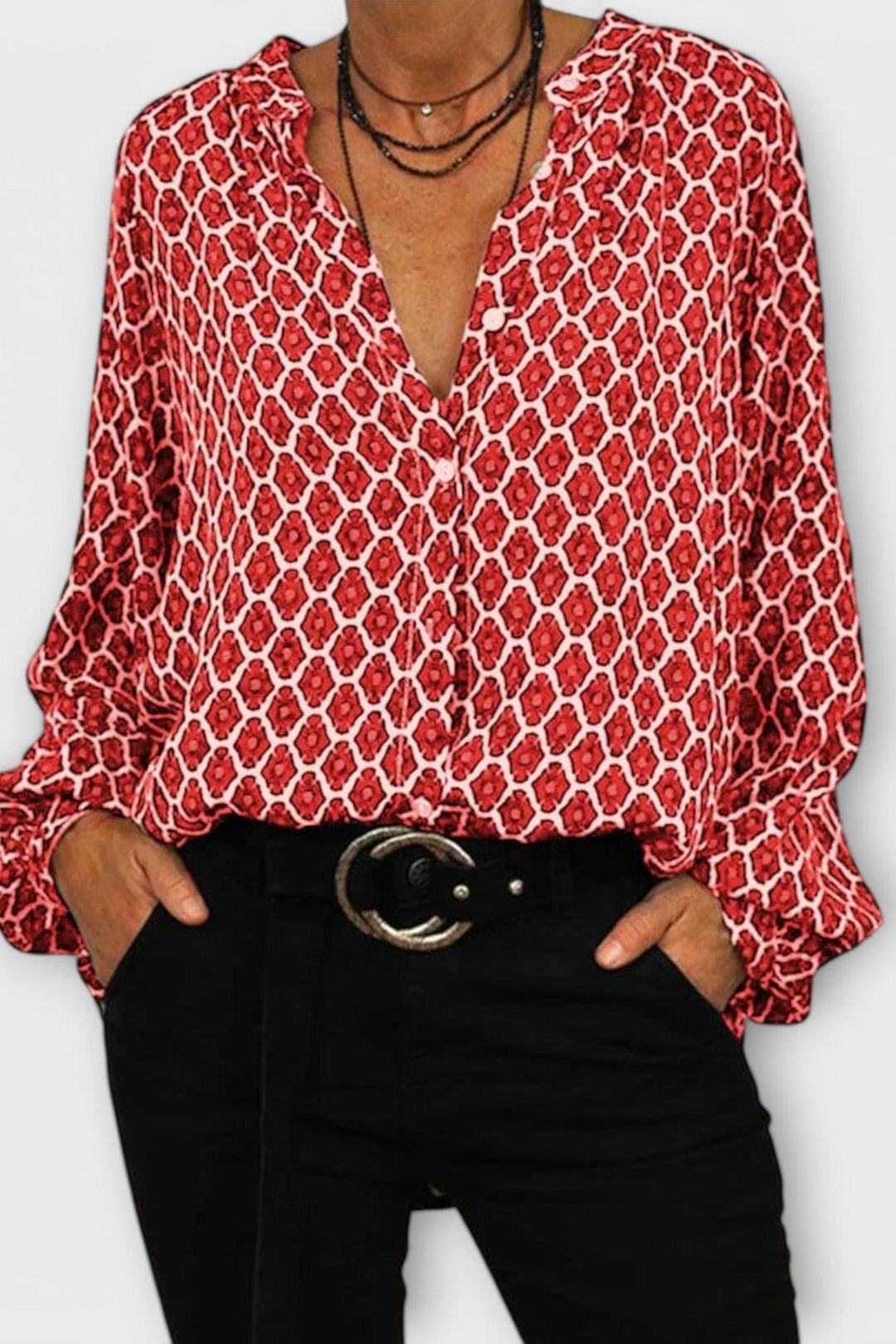 Sara | Camisa com decote em V