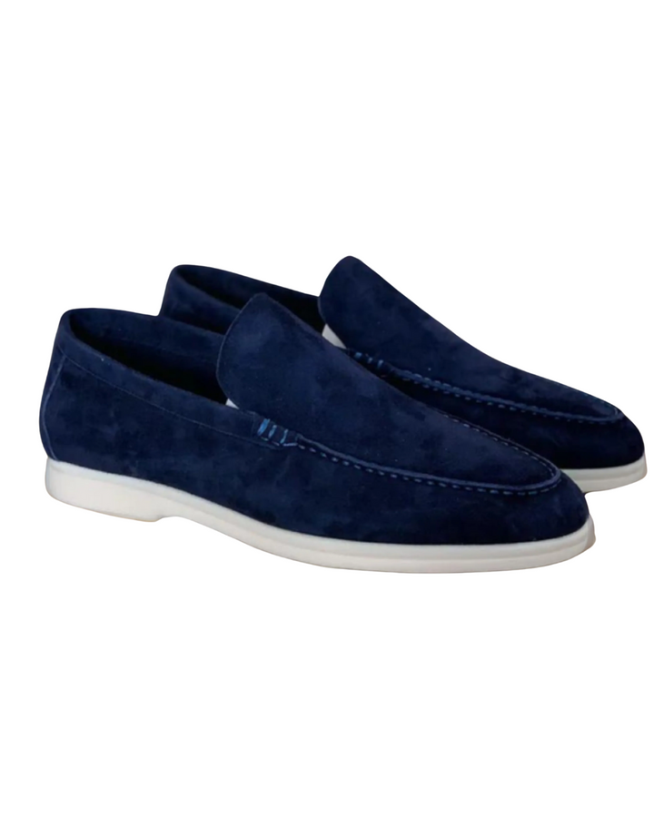 Jorge | Mocassins em pele em camurça premium