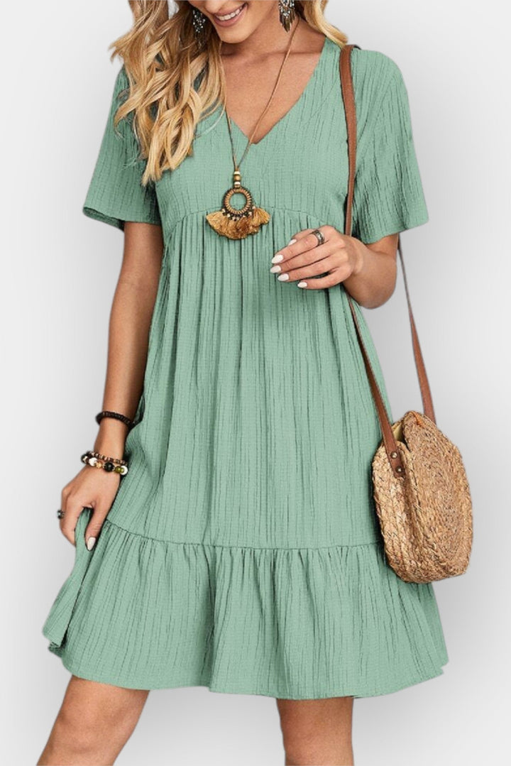 Cristina | Vestido com decote em V