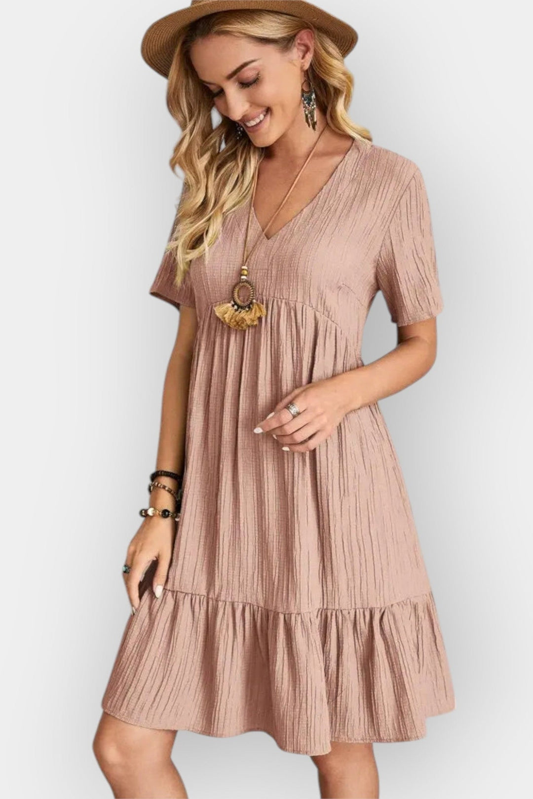 Cristina | Vestido com decote em V