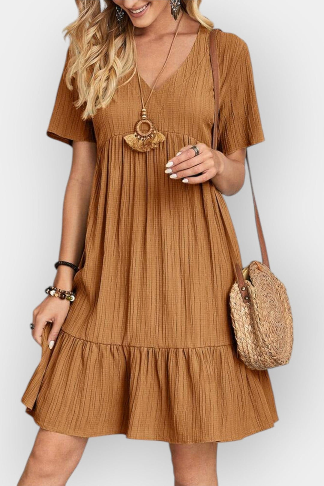 Cristina | Vestido com decote em V