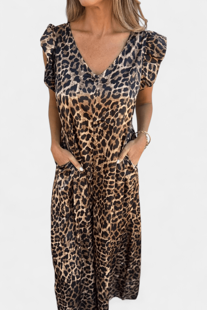 Catarina | Macacão animal print leopardo