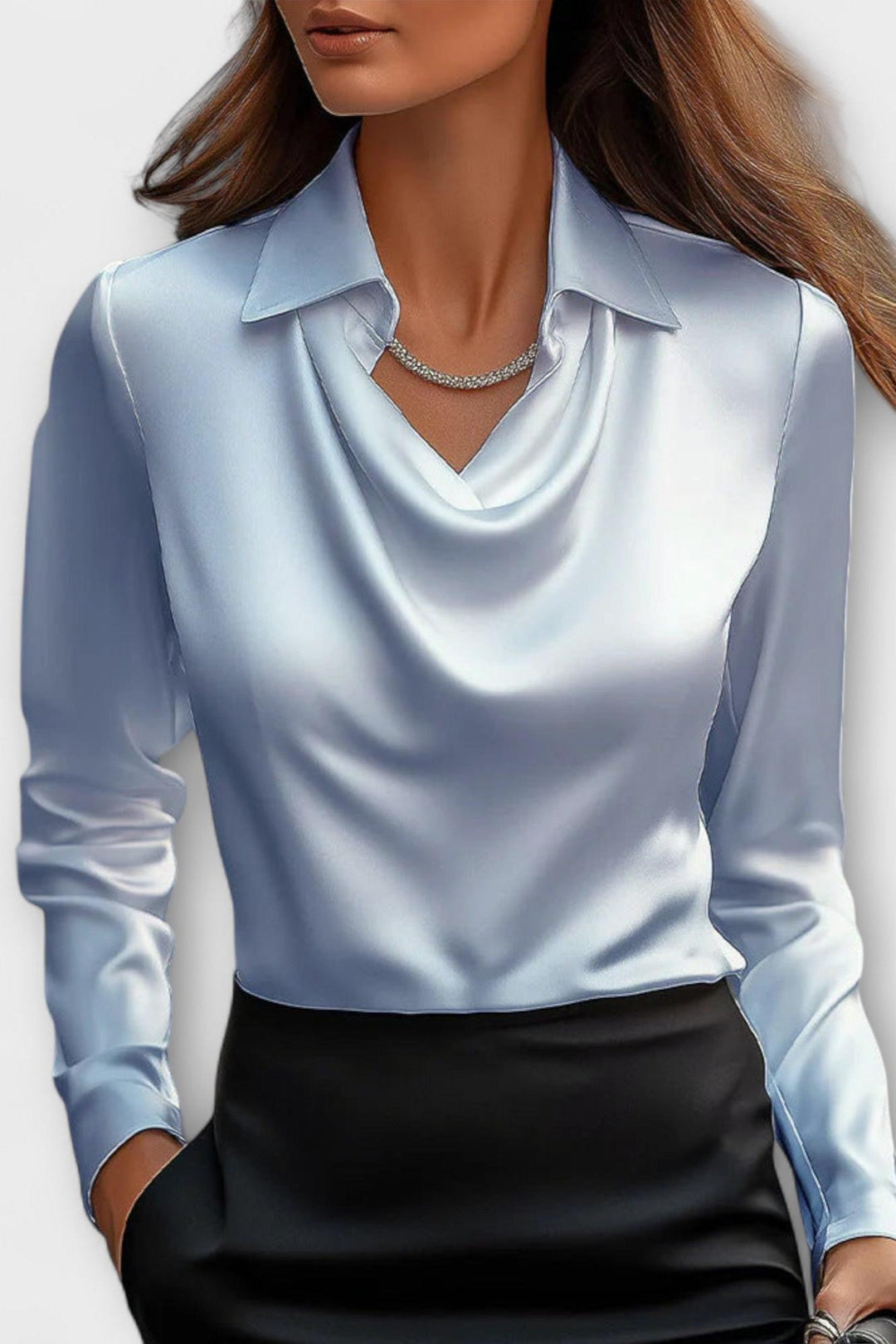 Andreia | Blusa em cetim